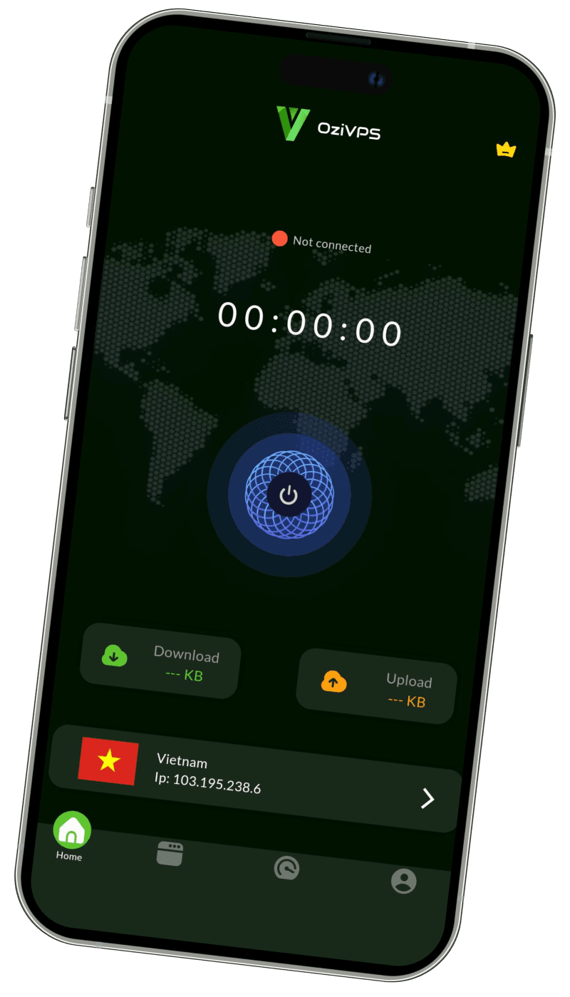 Oziny Mobile Application - OziVPS Connect