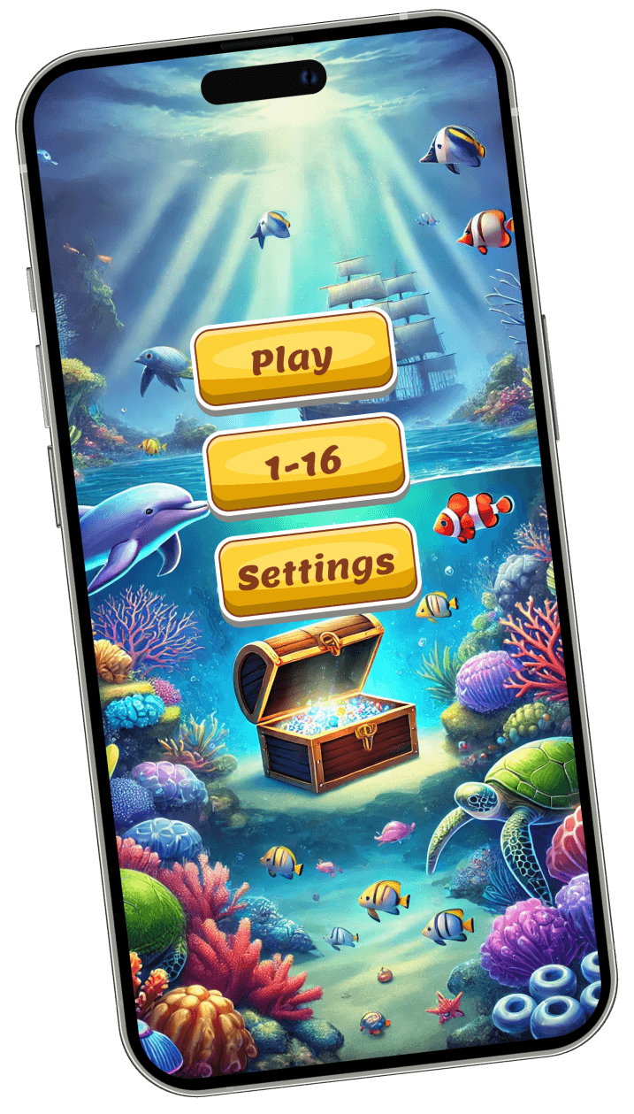 Oziny Mobile Game - Underwater Treasure